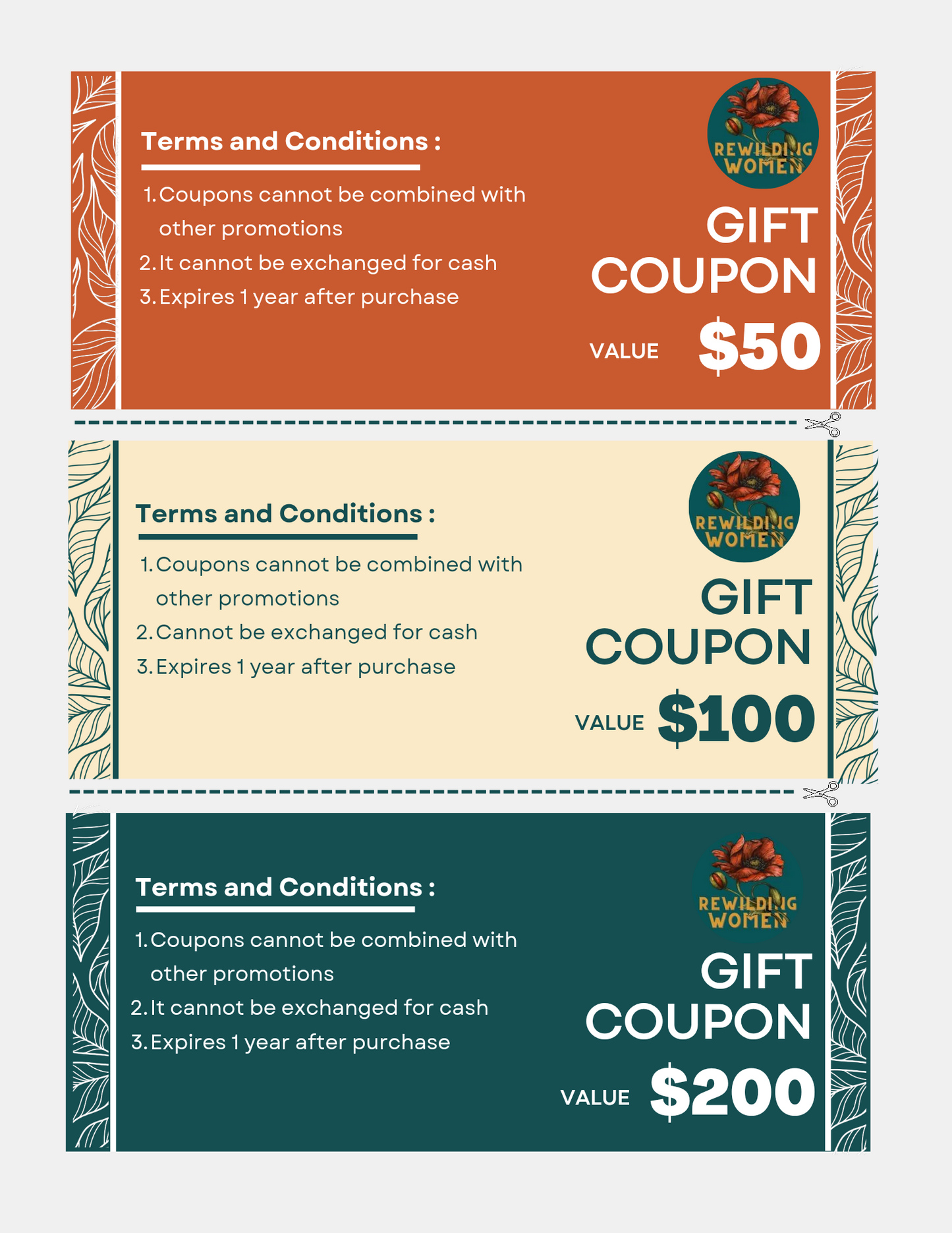 $50 GIFT COUPON