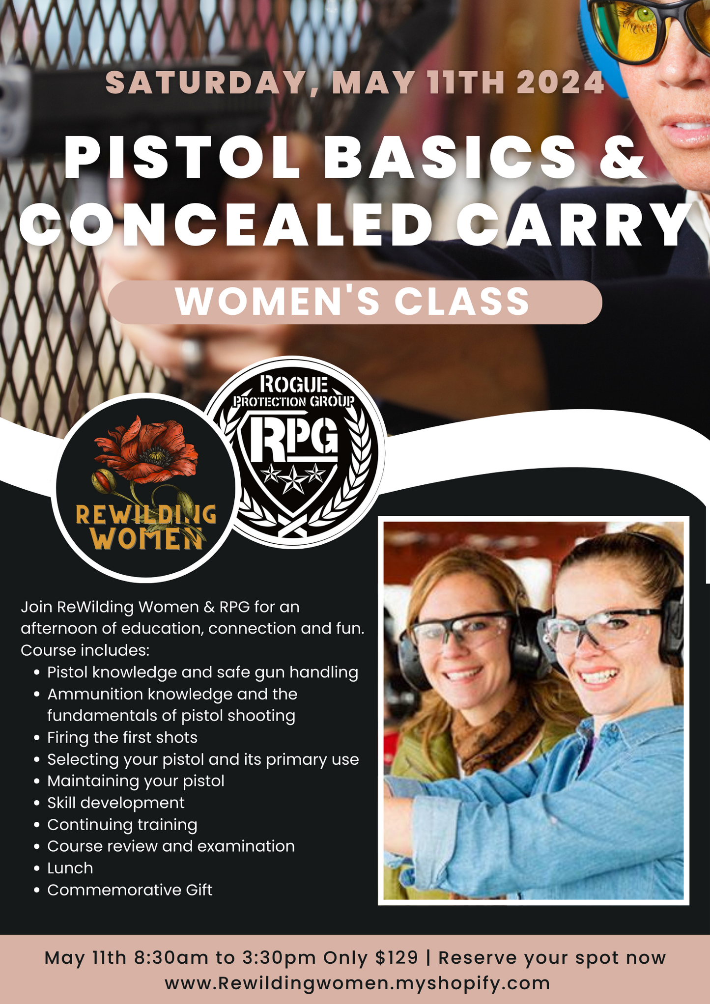 Pistol Basics and Concealed Carry May 11th