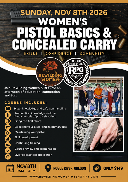 Women’s Pistol Basics & Concealed Carry
