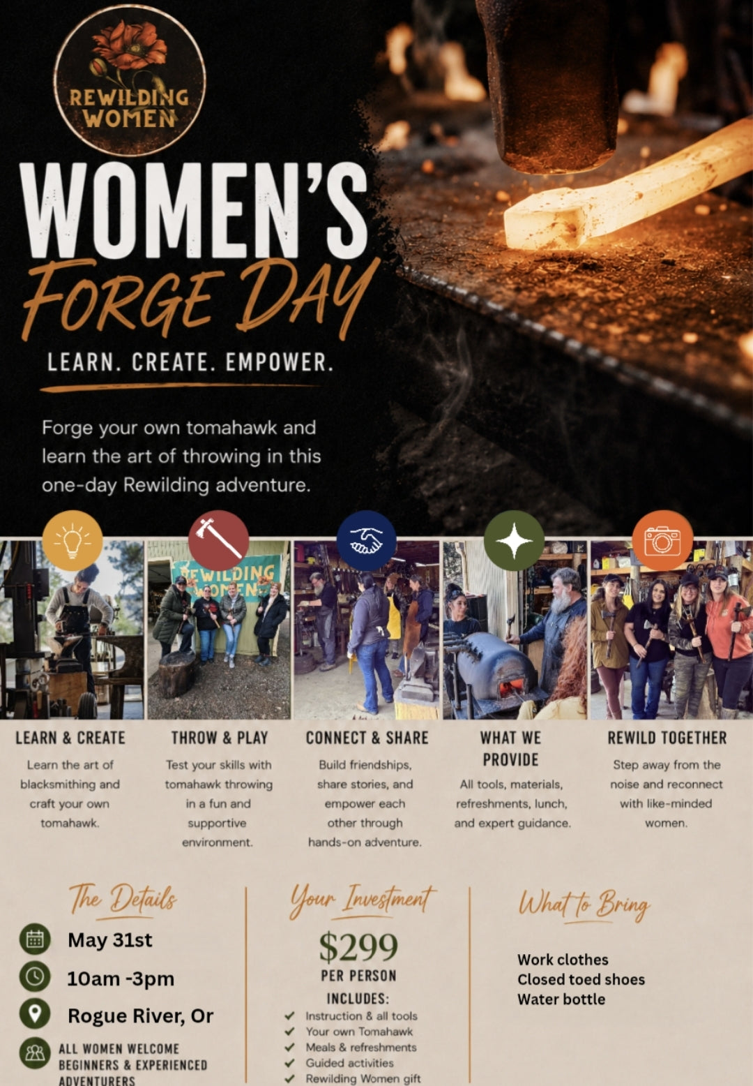 Women's Forge Day May 31st 2026
