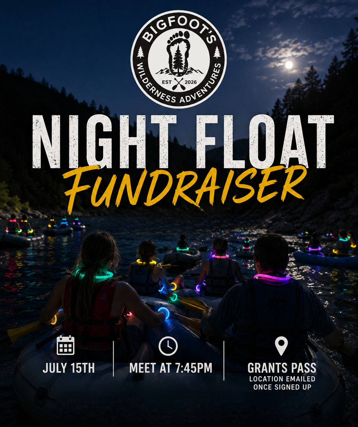 Bigfoots Night Float Fundraiser